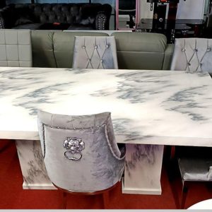 Marble Top Dining Table